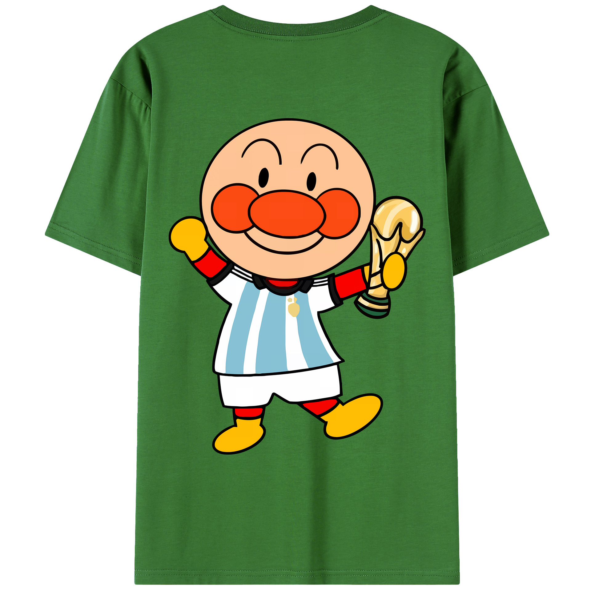 （画像用） アンパンマン Anpanman レディース半袖Tシャツ(バックプリント)